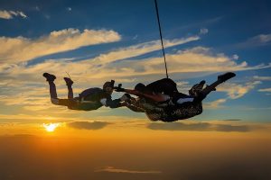 Sky-Diving.
