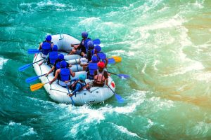 The White Water Rafting.